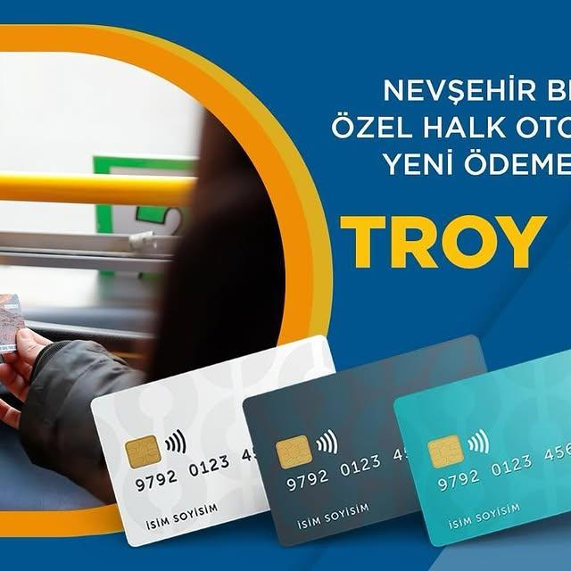 Nevşehir'de Toplu Taşımada Troy Kart Dönemi Başladı