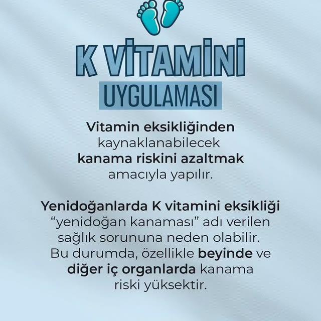 Yeni Doğan Bebekler İçin K Vitamini Uygulaması Hayati Önem Taşıyor