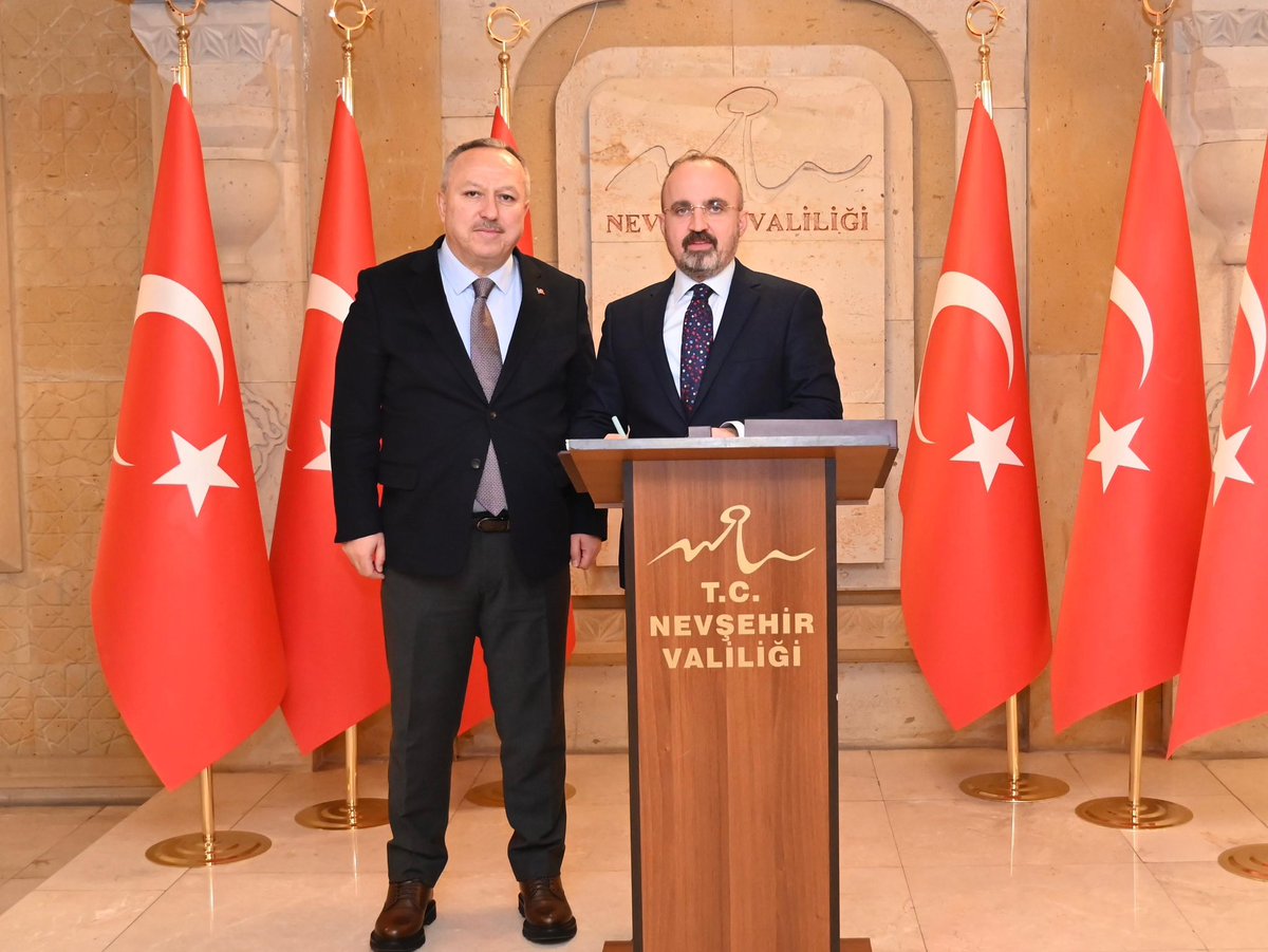 Nevşehir Valisi, İçişleri Bakan Yardımcısı Bülent Turan'ı Ağırladı
