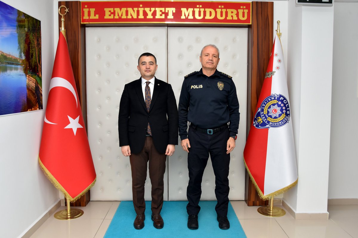 Avanos Kaymakamı Bilici'den Emniyet Müdürü Loğoğlu'na Ziyaret