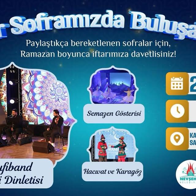 Nevşehir Belediyesi Ramazan Sokağı Etkinlikleri Başlıyor
