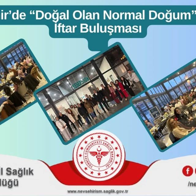 Nevşehir'de Normal Doğumu Teşvik Eden İftar Buluşması