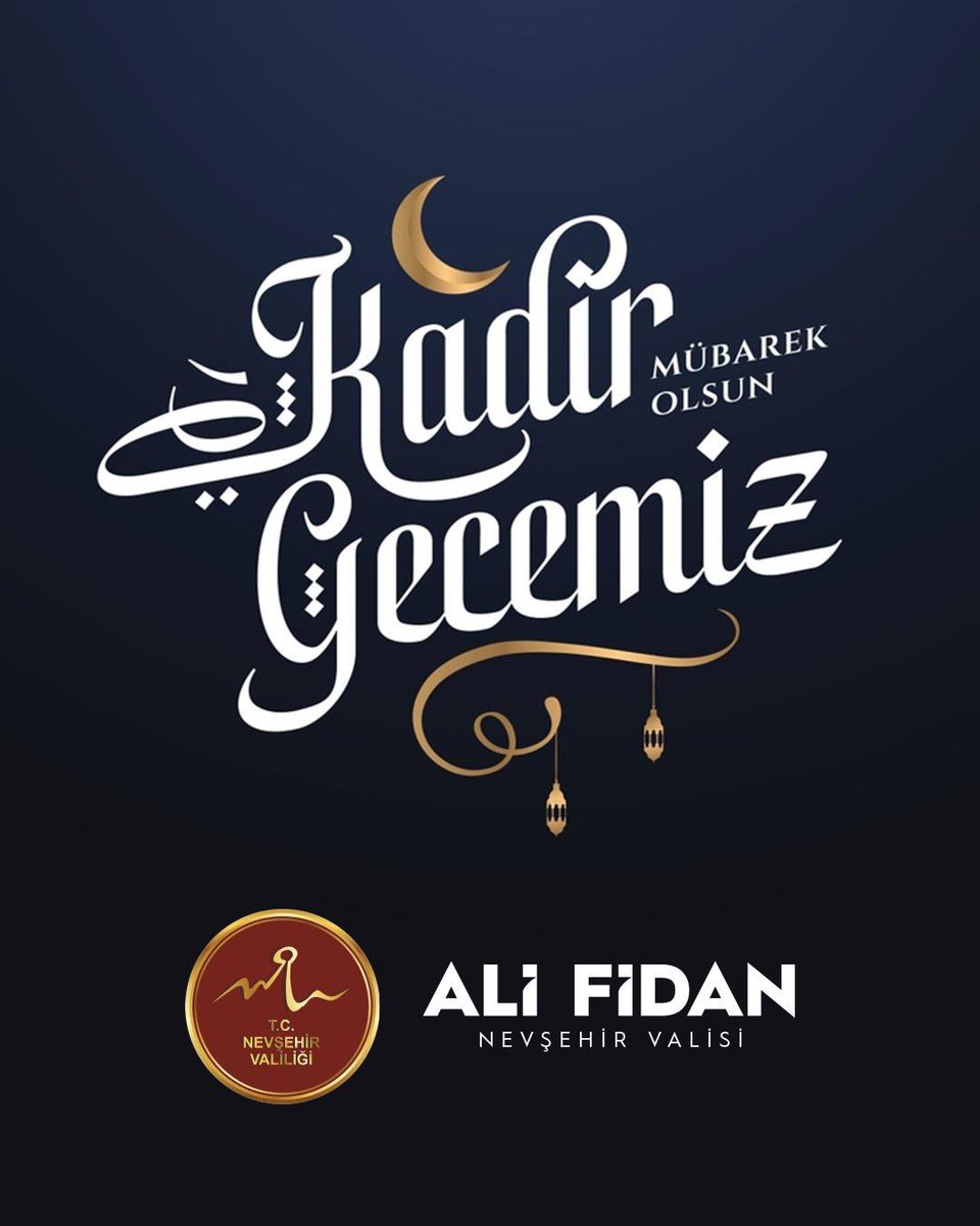 Nevşehir'de Kadir Gecesi Coşkuyla Kutlanıyor