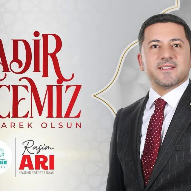 Nevşehir Belediye Başkanı Arı, Kadir Gecesi Mesajı Yayınladı