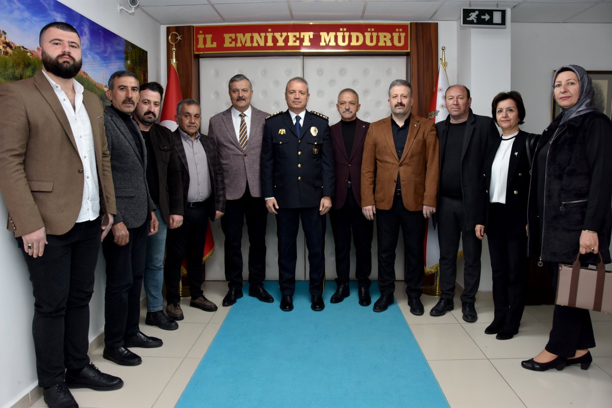 MHP Nevşehir Heyeti Polis Haftası'nda Emniyet Müdürü'nü Ziyaret Etti