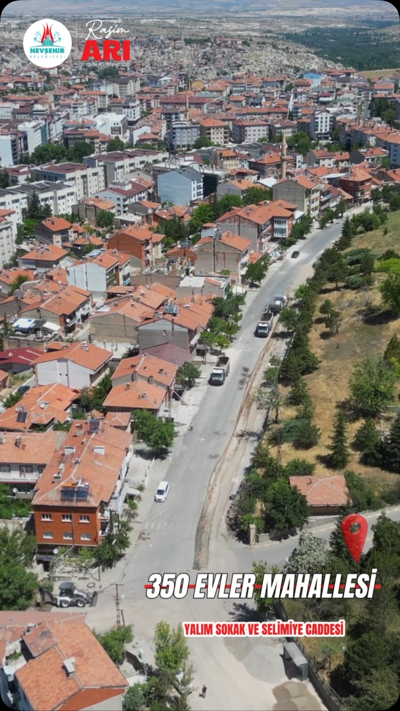 Nevşehir Belediyesi Altyapı Çalışmalarına Devam Ediyor: Yalım Sokak ve Selimiye Caddesi Yenileniyor