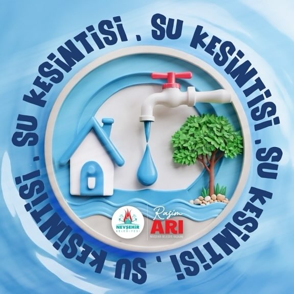 Nevşehir Güzelyurt Mahallesi'nde Planlı Su Kesintisi