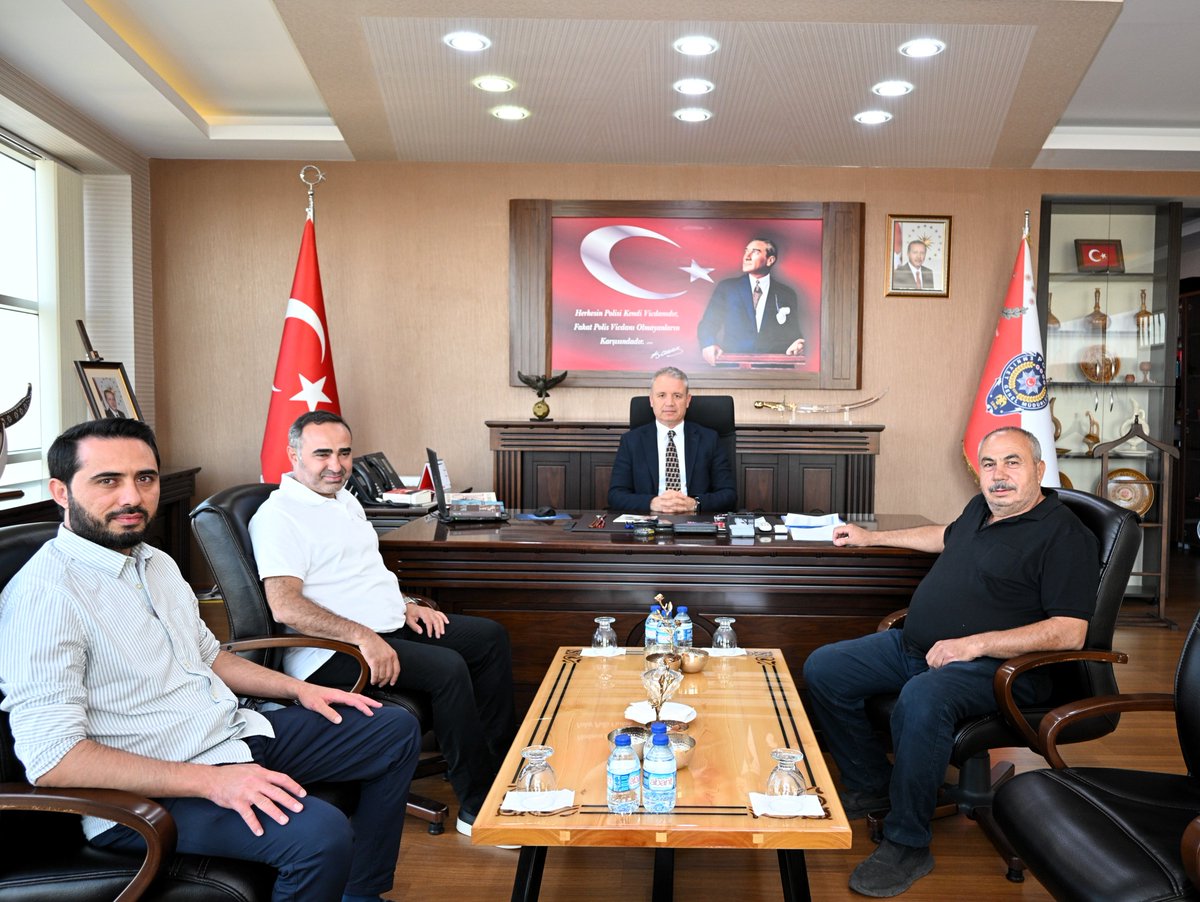 Nevşehir İş İnsanları Emniyet Müdürü'nü Ziyaret Etti