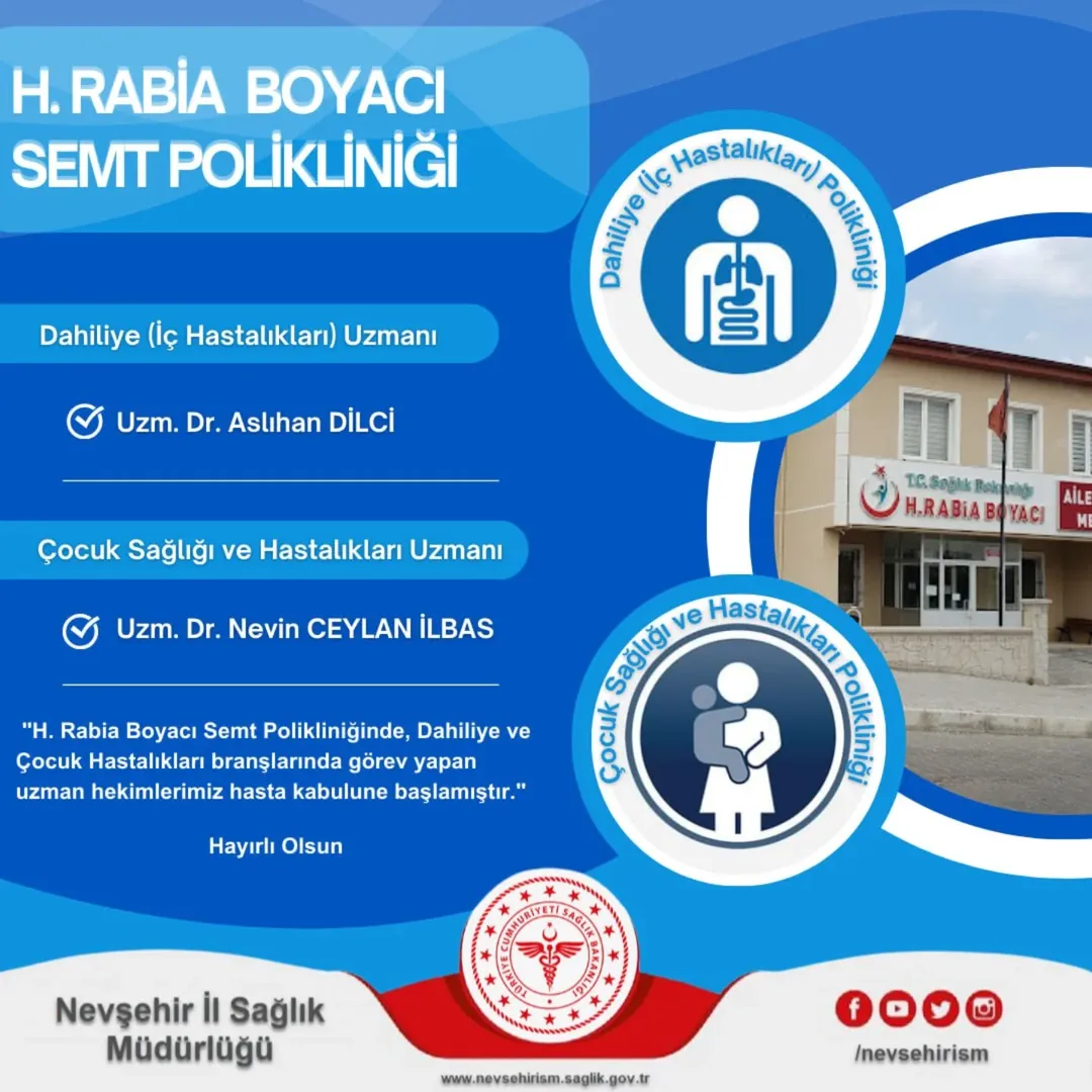 Nevşehir'de Sağlık Hizmetleri Genişliyor: Rabia Boyacı Polikliniği Hasta Kabulüne Başladı